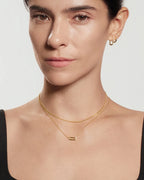 Pre-Order | 14ct Gold Plated Cubic Zirconia Glam Interlock Necklace | Ania Haie