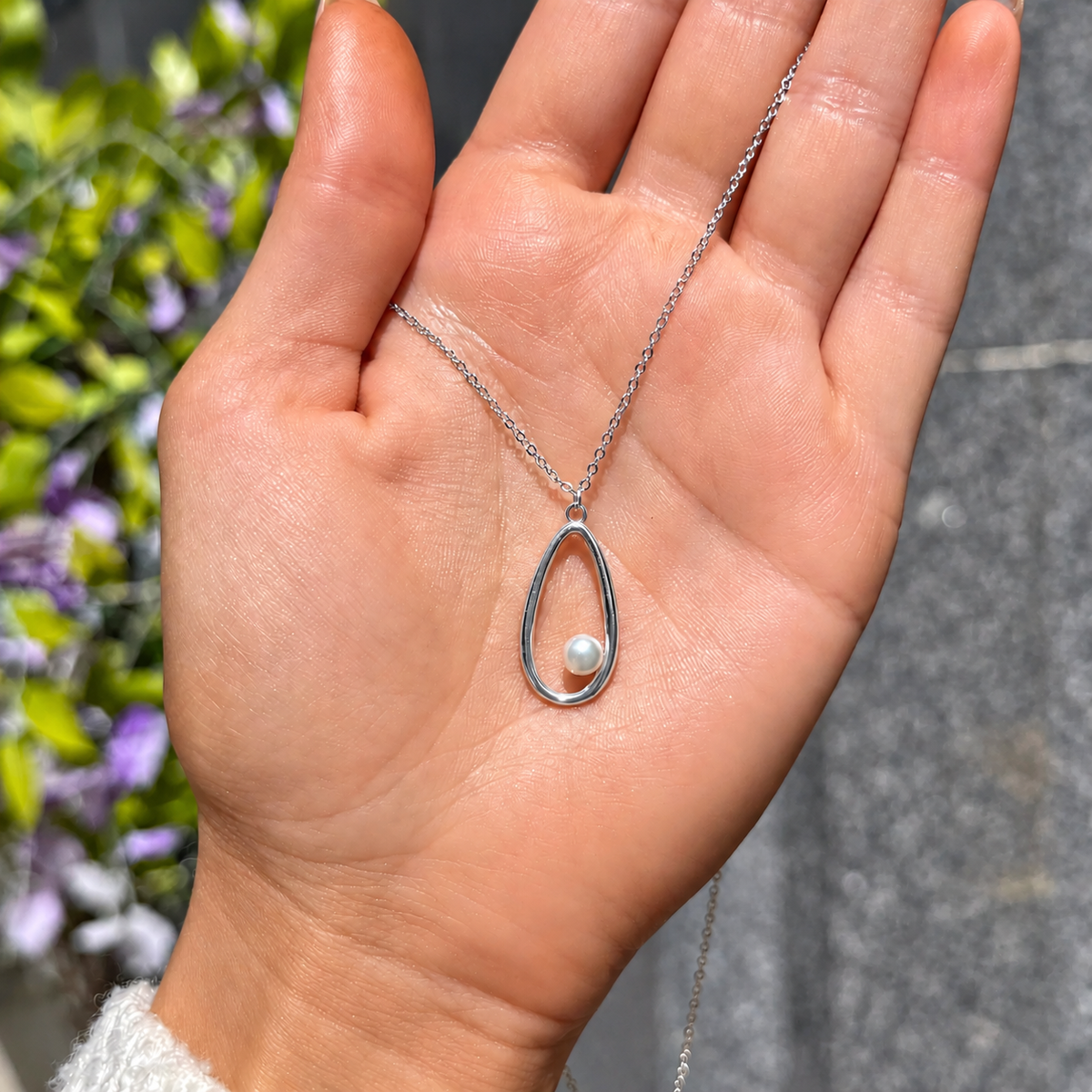 Sterling Silver Freshwater Pearl Necklace