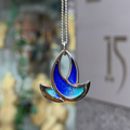 Pre-Order | Sterling Silver Summer Splash Small Enamel Necklace | Sheila Fleet