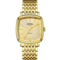 Rotary Gold Plated Dress Windsor Gents Watch