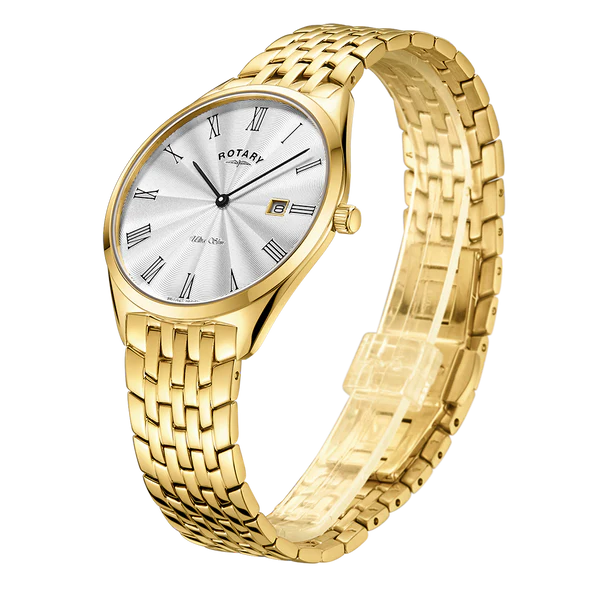 Rotary Gold Ultra Thin Gents Watch