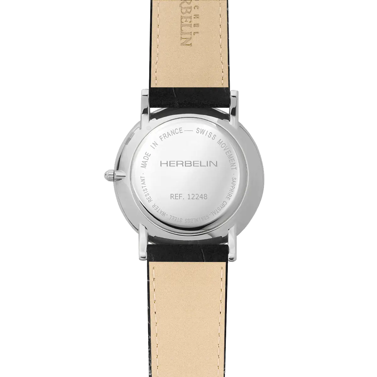 Herbelin Classic Ladies Steel Gold Watch with White Dial
