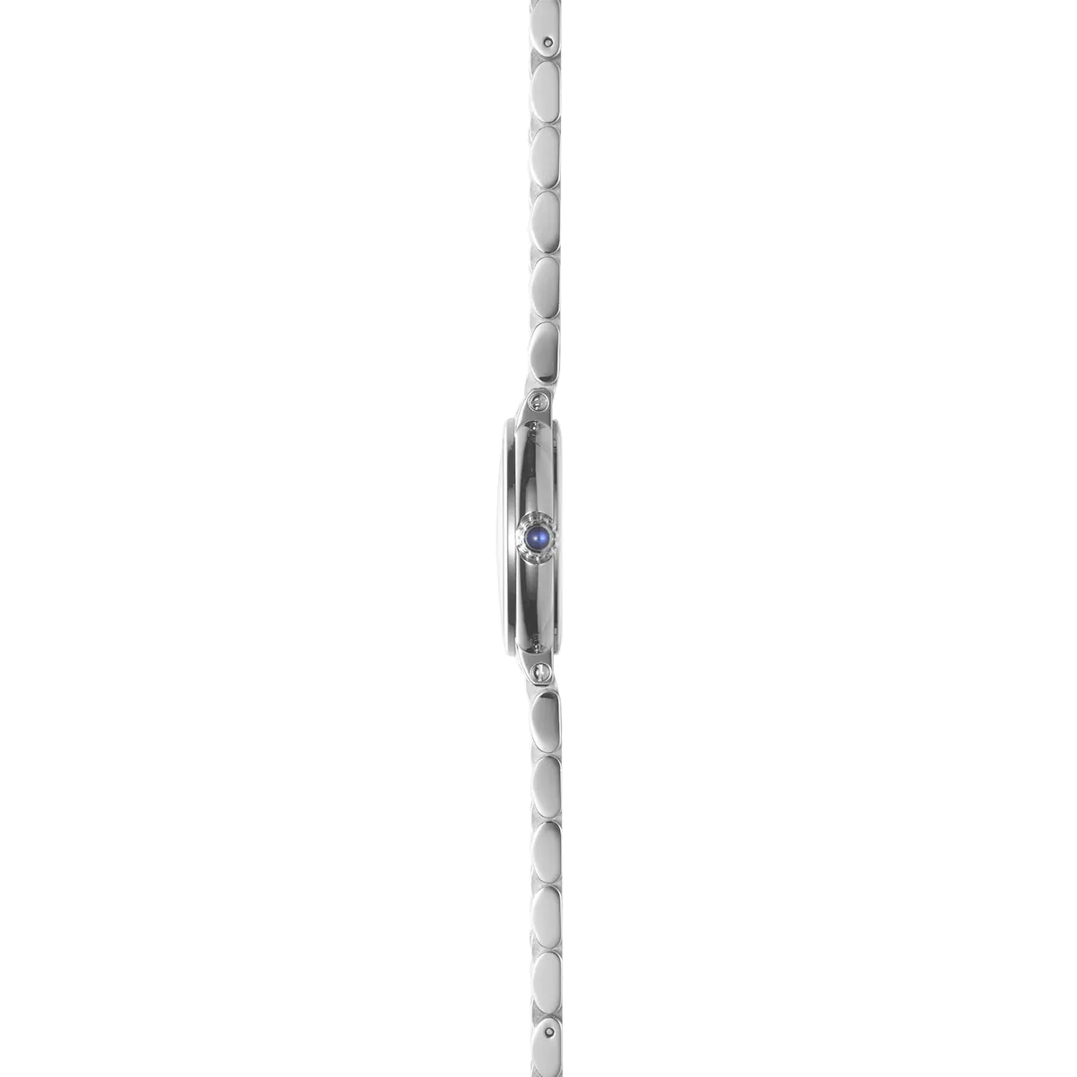 Herbelin Galet Ladies Steel Watch with Zircon White Dial