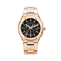 Herbelin Classic Gents Black Leather Steel Watch with White Dial