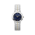 Herbelin Newport Slim Steel Watch with Black Leather Strap