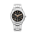 Herbelin Cap Camart Gents Stainless Steel Black & Rose Gold Dial Watch