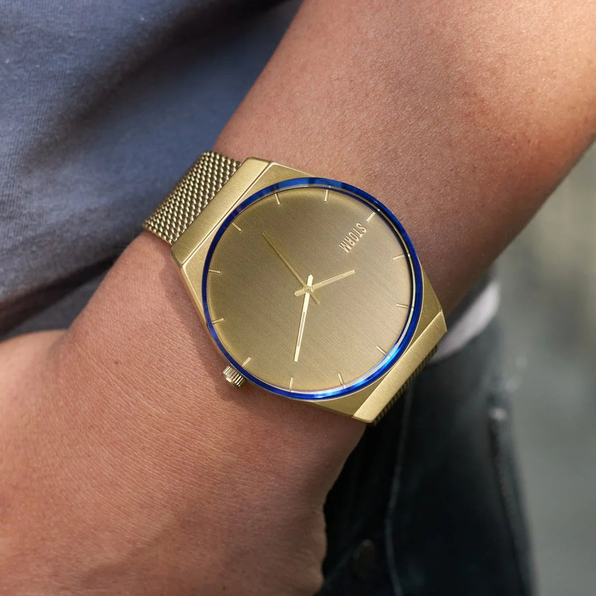 Storm Gents Cirero Gold Steel Watch
