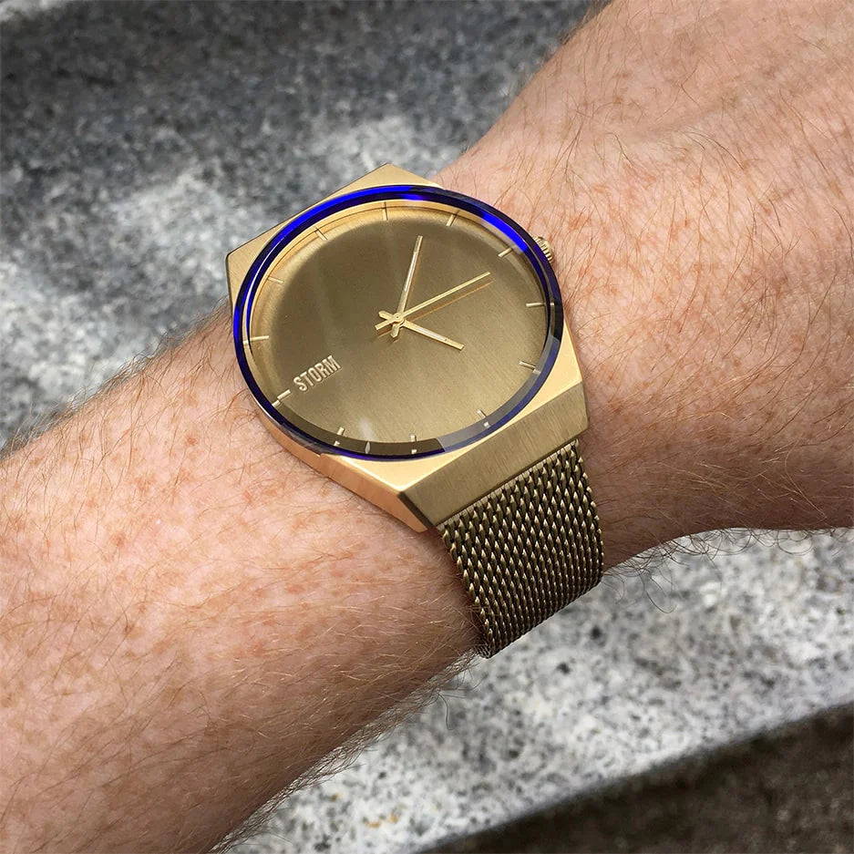 Storm Gents Cirero Gold Steel Watch