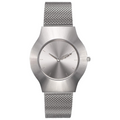 Storm Ladies Ion Mesh Steel Silver Dial Watch