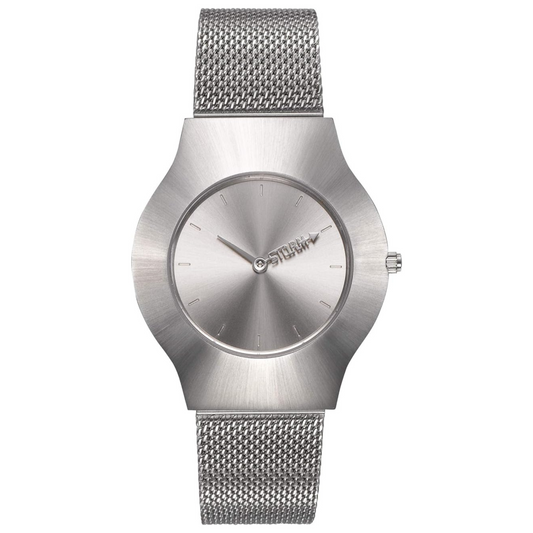 STORM Ladies Ion Mesh Steel Silver Dial Watch