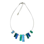 Crystal Ribbons Shiny Necklace | Watch This Space