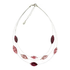 Peony Aztec Petal 3 Strand Necklace | Watch This Space