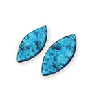 Turquoise Aztec Leaf Stud Earrings | Watch This Space