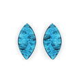 Turquoise Aztec Leaf Stud Earrings | Watch This Space