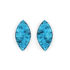 Turquoise Aztec Leaf Stud Earrings | Watch This Space