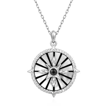 Sterling Silver Astrolabe Necklace | Ania Haie