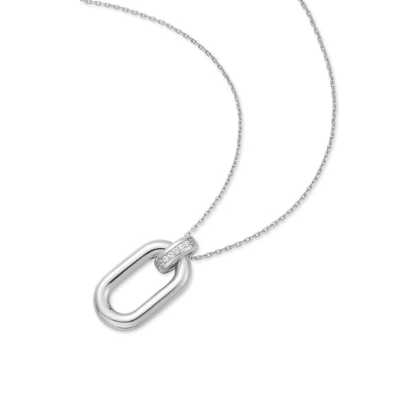 Gold Silver Hoop Pendant Necklace | Ania Haie