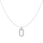 Gold Silver Hoop Pendant Necklace | Ania Haie