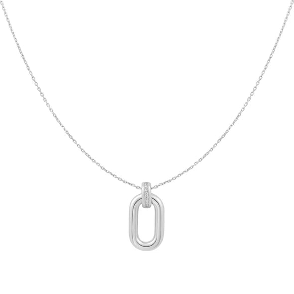 Gold Silver Hoop Pendant Necklace | Ania Haie