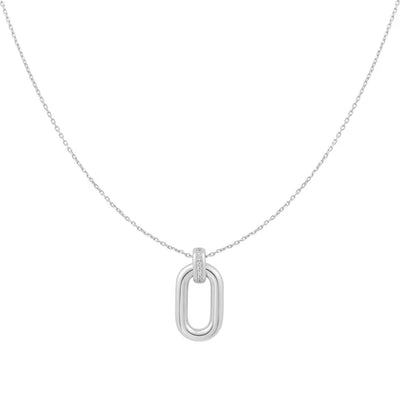 Gold Silver Hoop Pendant Necklace | Ania Haie