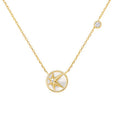 Starry Mother of Pearl Gold on Silver Necklace | Ania Haie