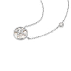 Modern Star Mother of Pearl Sterling Silver Necklace | Ania Haie