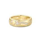 Gold on Silver Celestial Chunky Ring | Size O ½ | Ania Haie