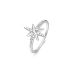 Sterling Silver Eight-Pointed Star Ring | Ania Haie