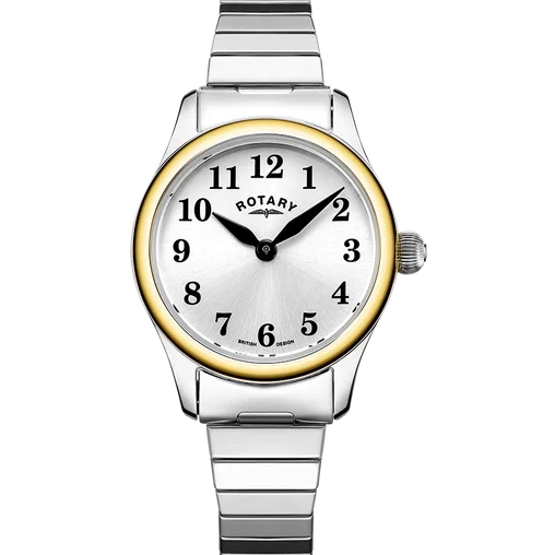 Rotary Two Tone Expanding Ladies Watch