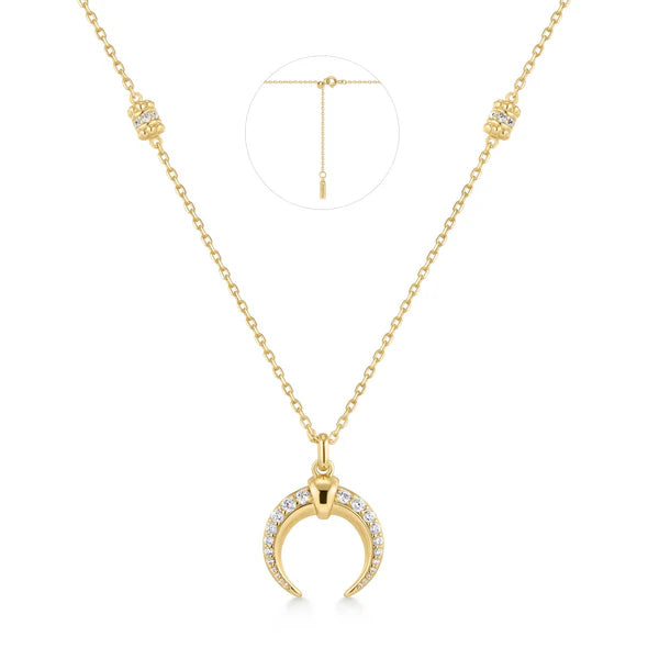 Gold Reversible Horn Necklace | Ania Haie