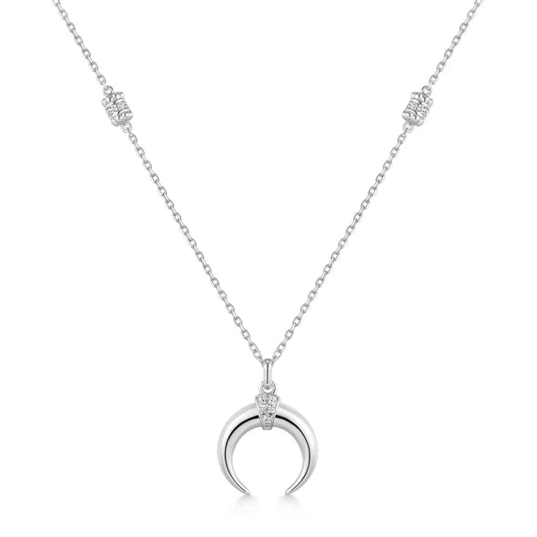 Silver Reversible Horn Necklace | Ania Haie