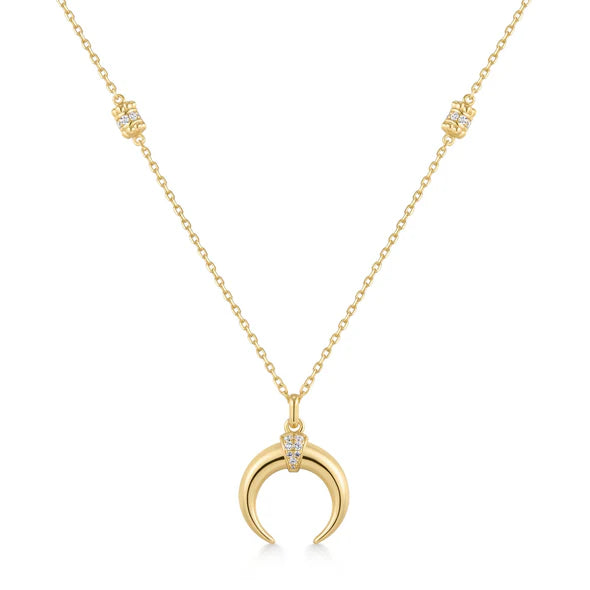 Gold Reversible Horn Necklace | Ania Haie