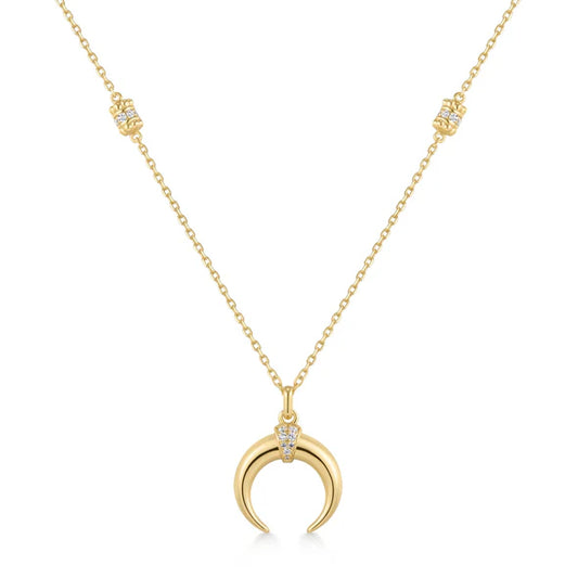 Ania Haie Gold Reversible Horn Necklace