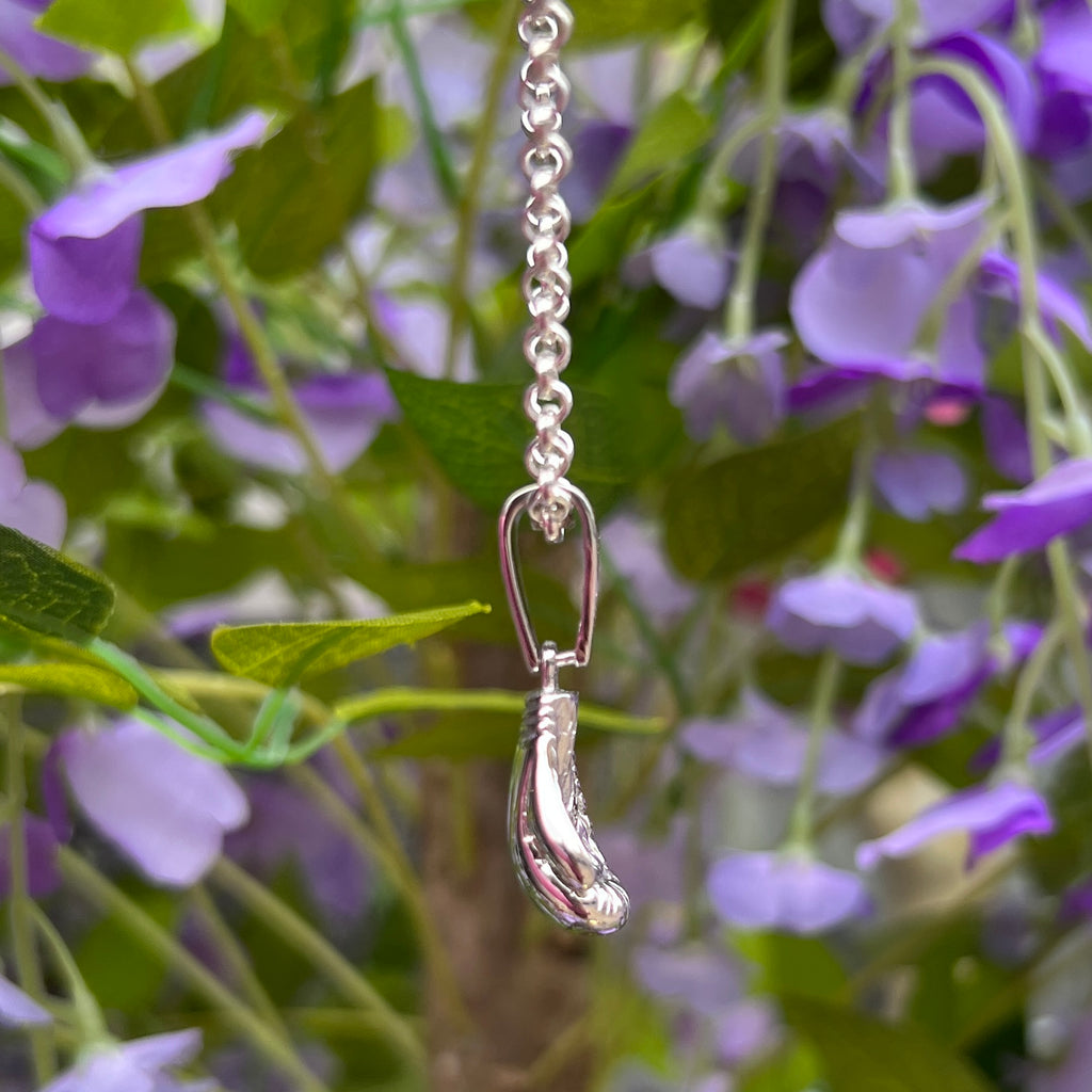 Gents Sterling Silver Boxing Glove Necklace