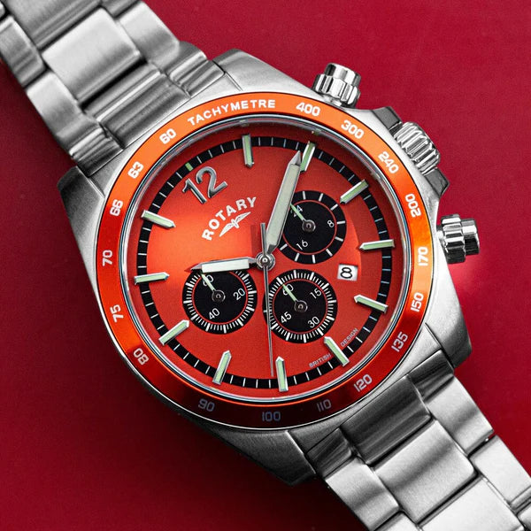 Rotary Avenger Burnt Orange Chronograph Gents Watch