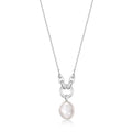 Pre-Order | Interlinked Pearl Silver Pendant Necklace | Ania Haie
