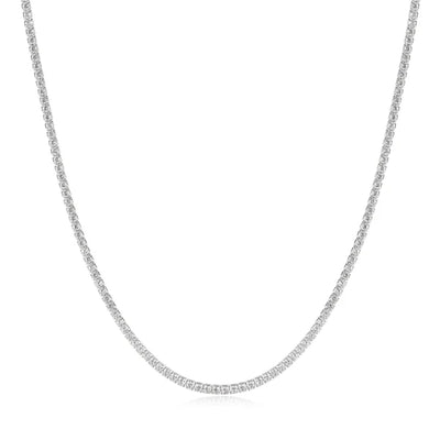 Pre-Order | Silver Pave Tennis Necklace | Ania Haie