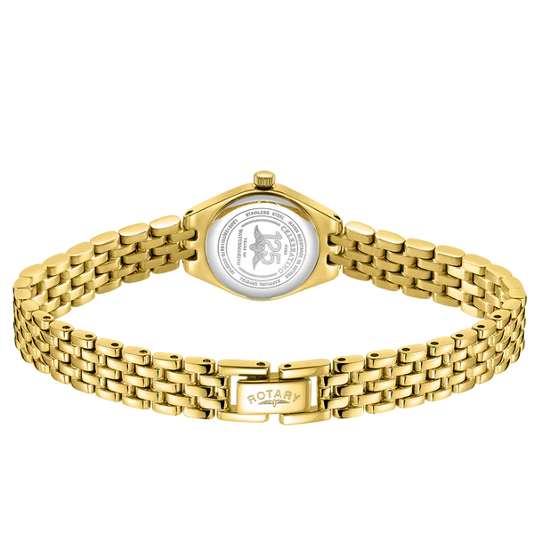 Rotary Traditional Yellow Gold Ladies Cocktail Watch