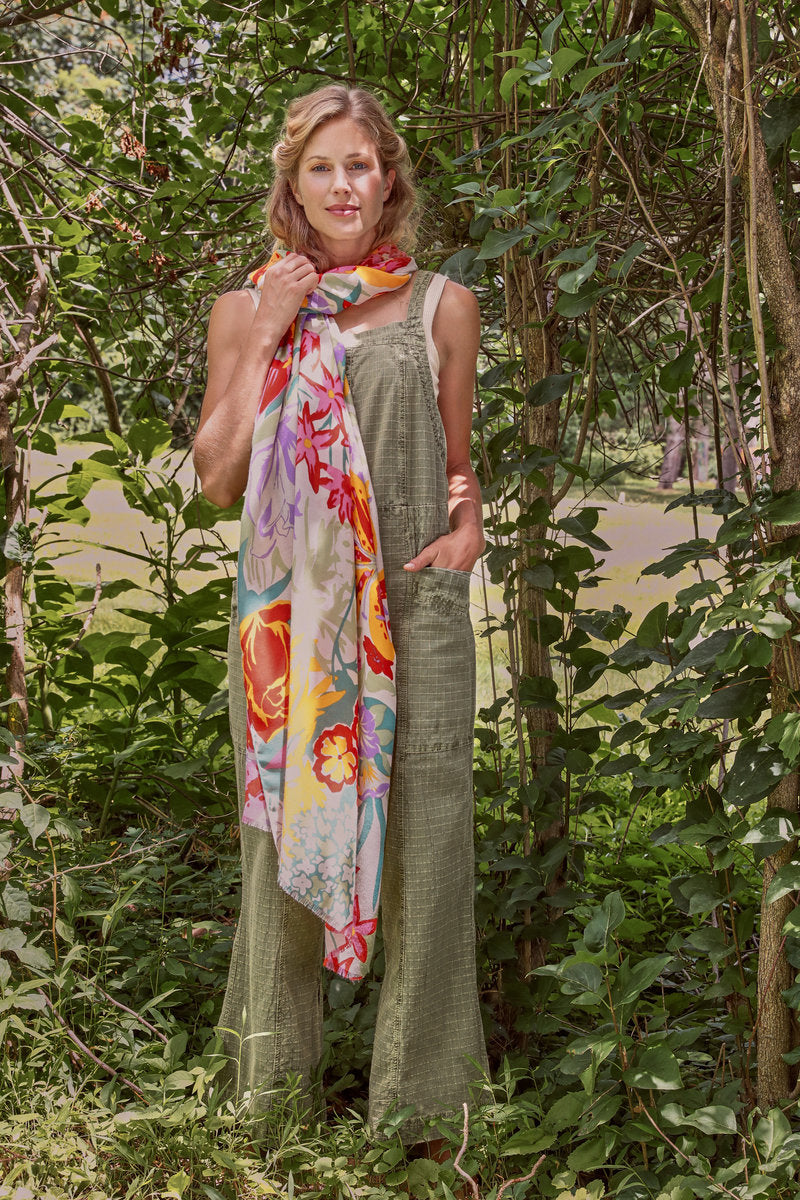 Printed Springtime Wildflowers Scarf | Powder Accessories