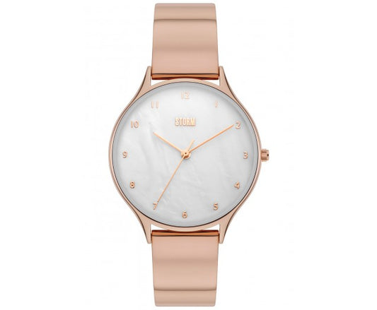 Ladies Storm Alana Curvex Rose Gold Watch