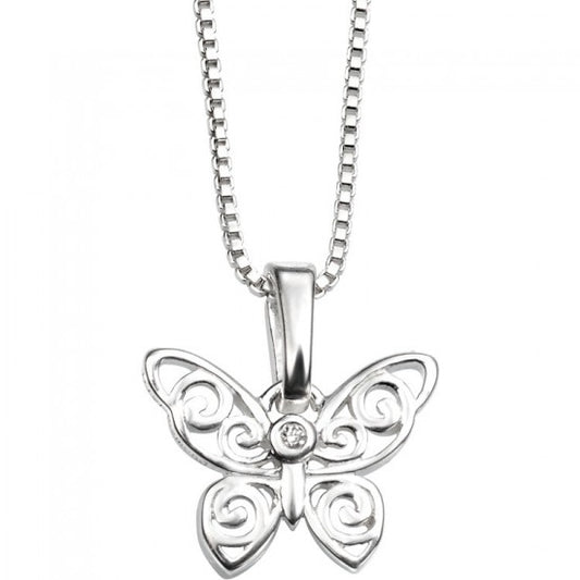 Children’s D for Diamond Intricate Butterfly