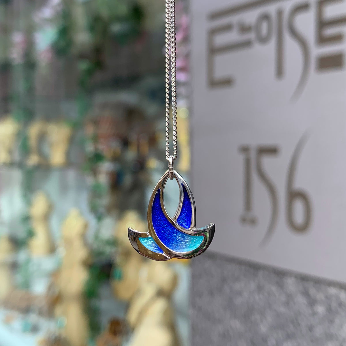 Pre-Order | Sterling Silver Summer Splash Small Enamel Necklace | Sheila Fleet
