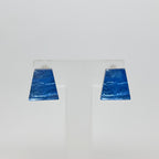 Pre-Order | Blue Irregular Shaped Clip-On Earrings | Watch This Space