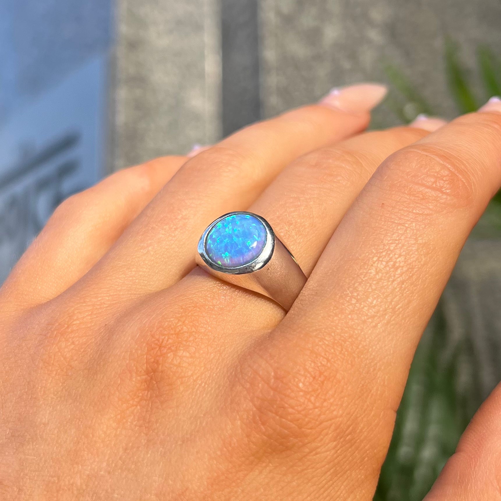 Sterling 2025 opal ring
