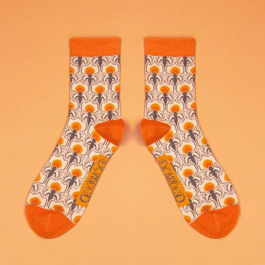 Men’s Socks - Retro Tangerine