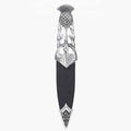 Ryan Thistle Polished Pewter Dress Sgian Dubh