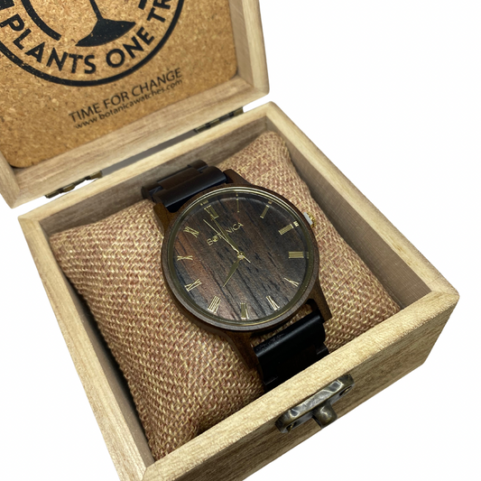 Men’s Botanica vegan wooden watch