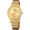 Festina Gents Gold Swiss Made Stainless Steel Watch Bracelet