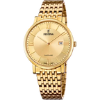 Festina | Gold Swiss Made Stainless Steel Watch Bracelet | Gents